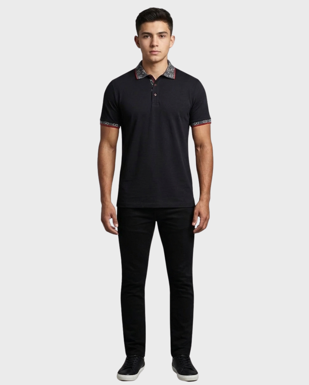 Polo Slim Fit Cuello Contrast
