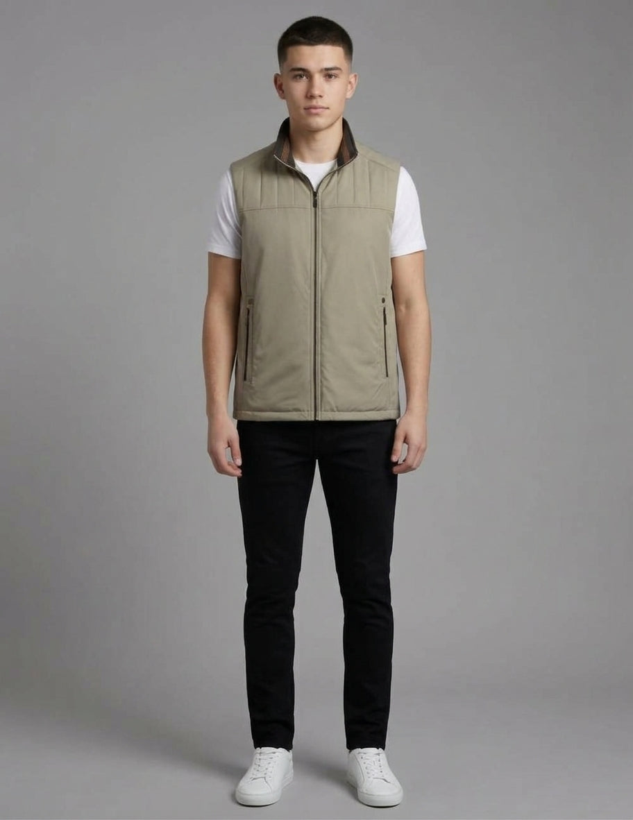 Chaleco Técnico Ligero Beige