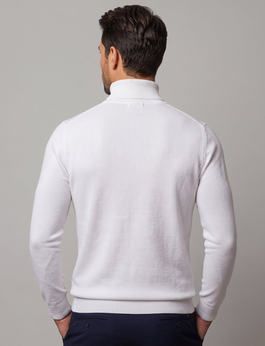 Suéter Regular Fit Cuello Alto