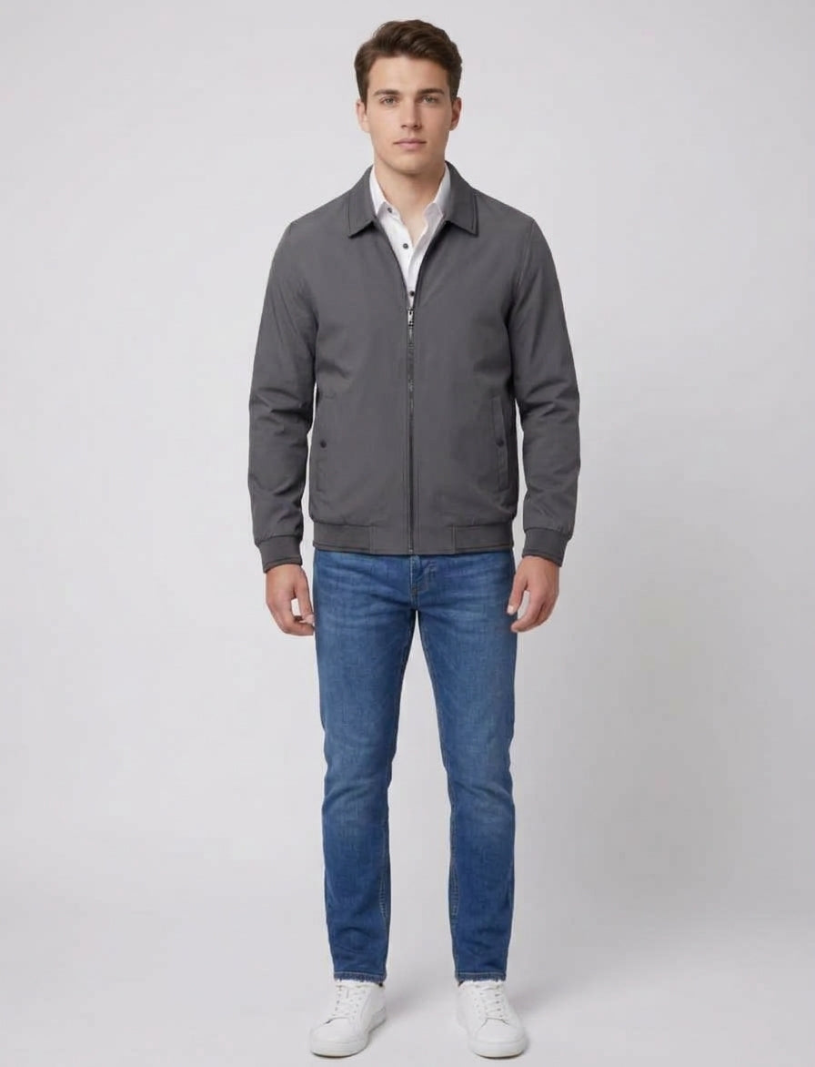 Jacket Regular Fit Gris