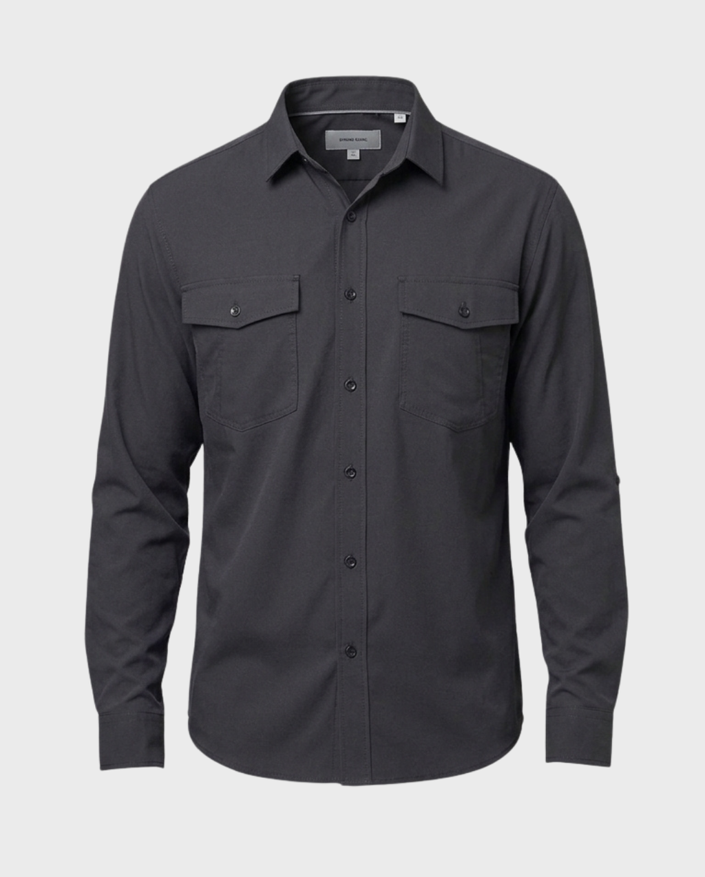 Camisa Casual Bolsillos Pecho