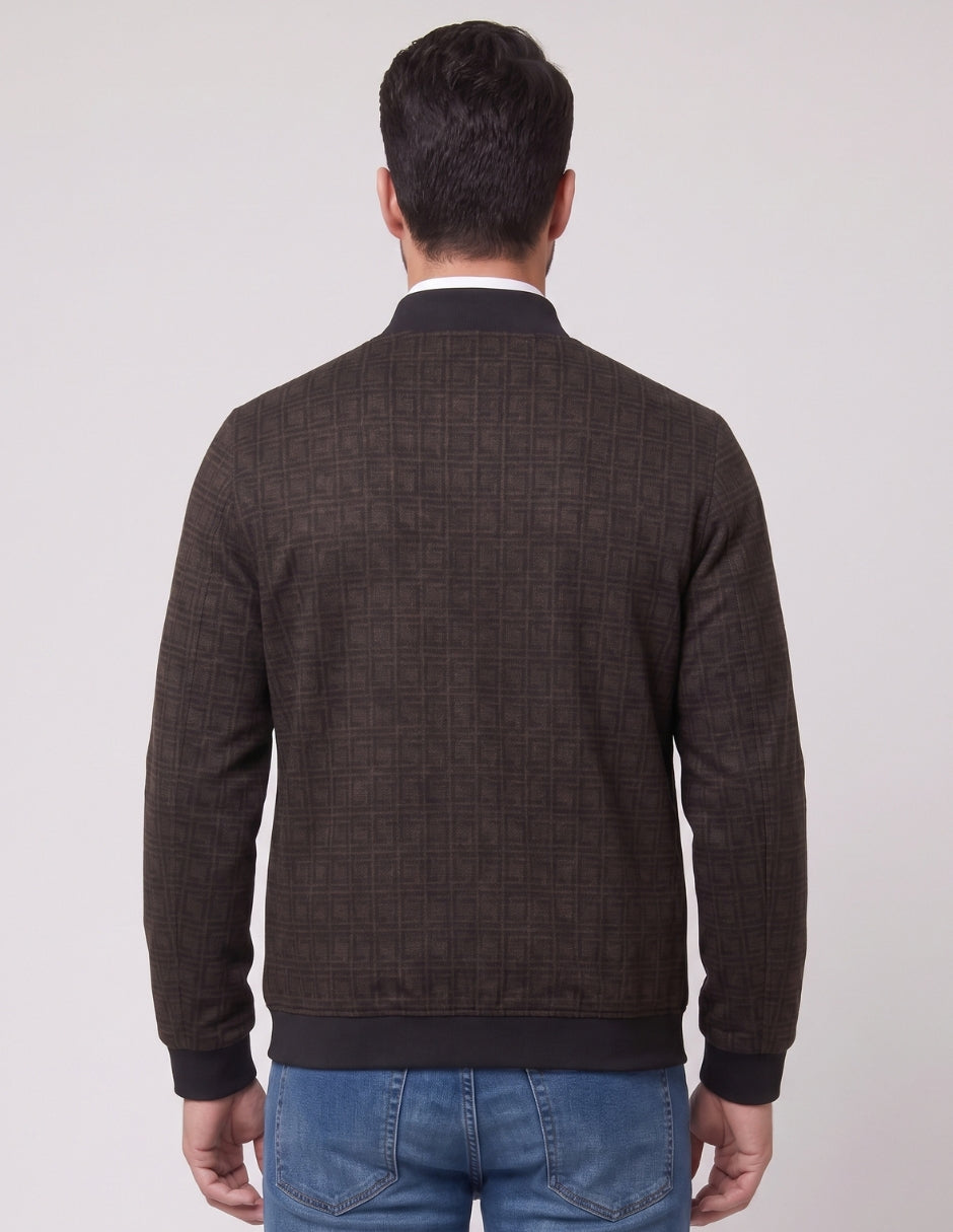 Chamarra Patterned Bomber