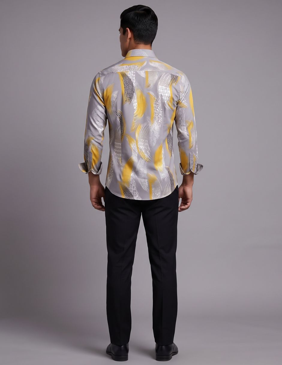Camisa Fluida Detalles Metalizados