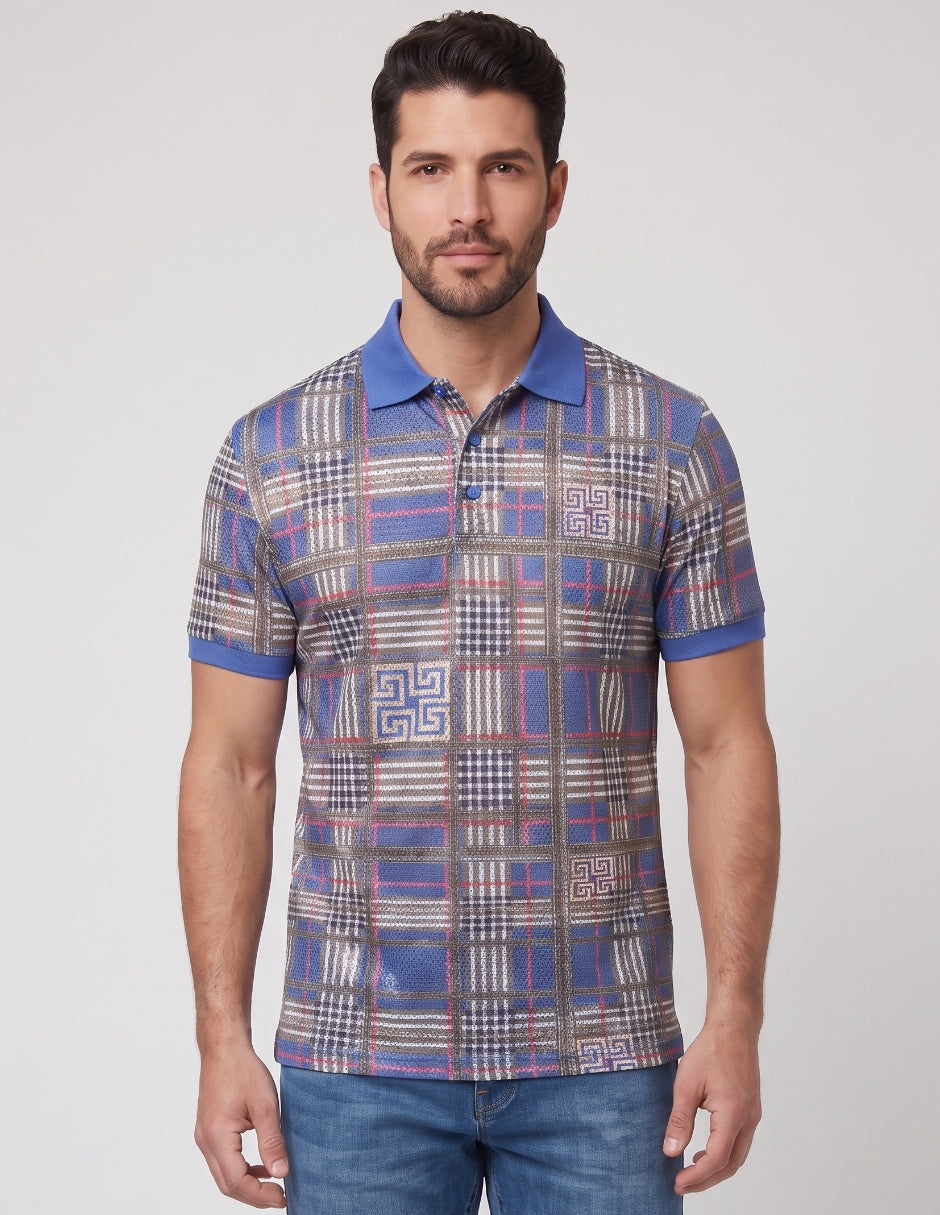 Polo Estampado Geométrico