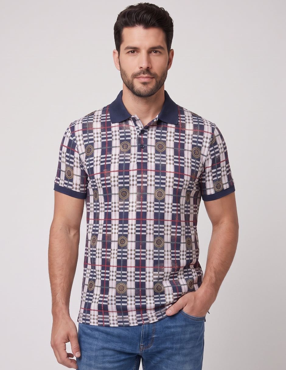 Polo Estampado Geométrico