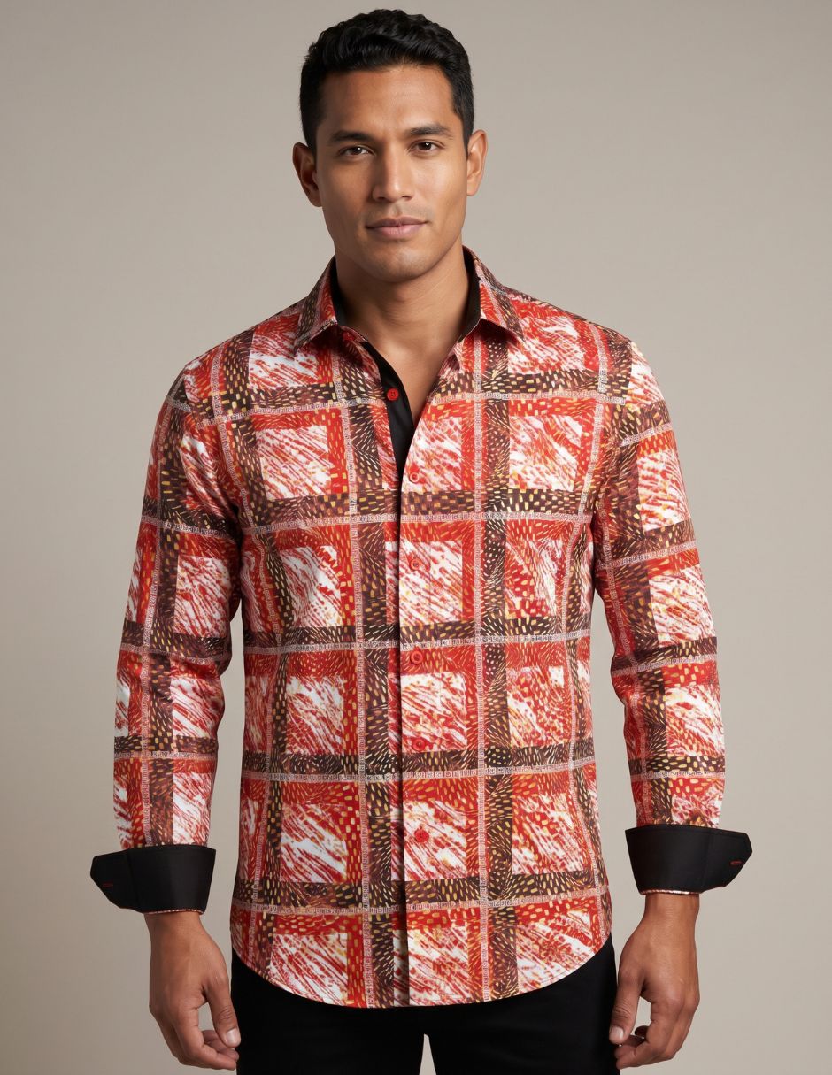 Camisa Fluida Detalles Metalizados