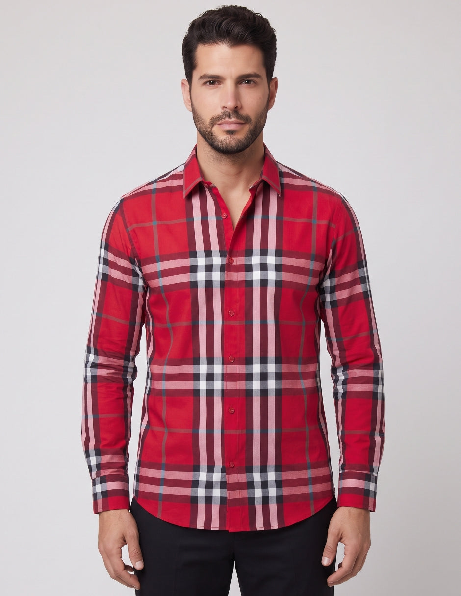 Camisa Regular Fit Cuadros