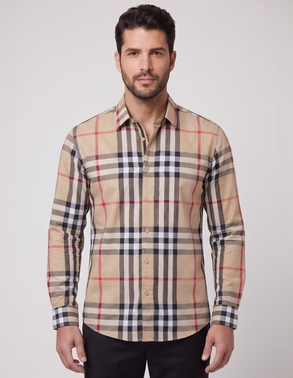 Camisa Regular Fit Cuadros