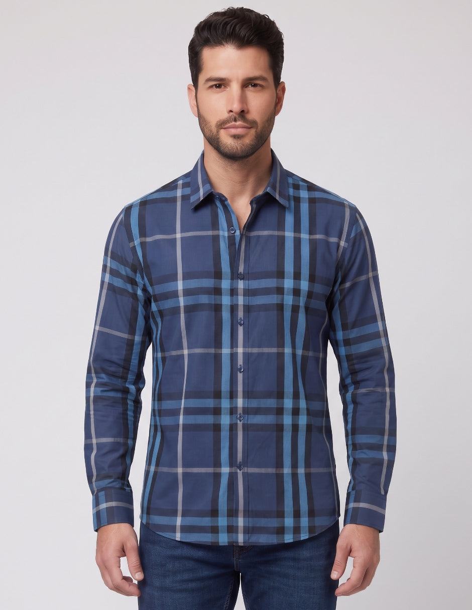 Camisa Regular Fit Cuadros