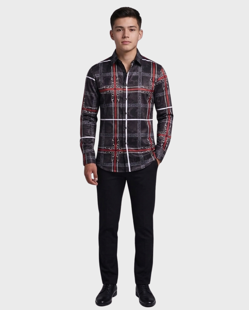 Camisa Estampado Barroco Geométrico