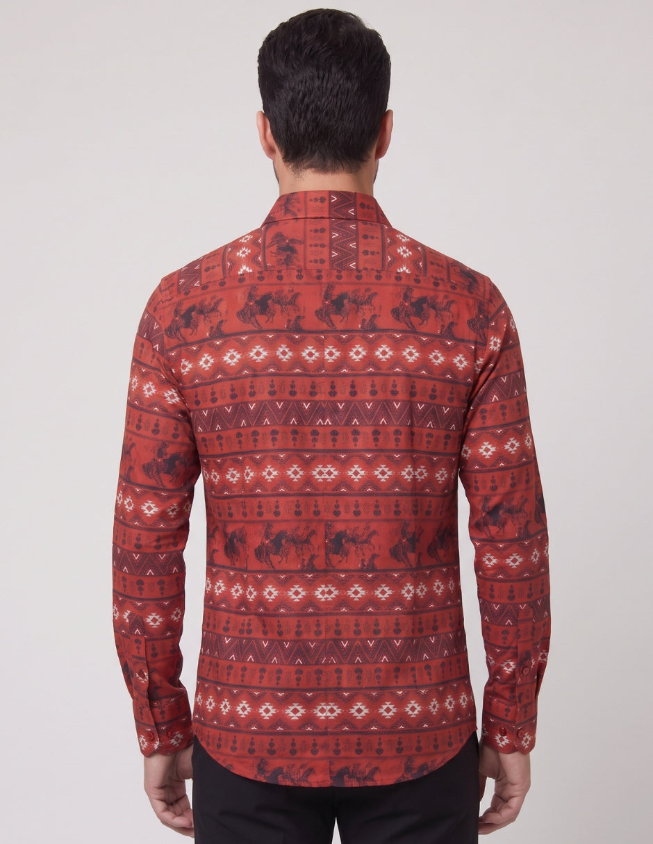 Camisa Estampado Étnico