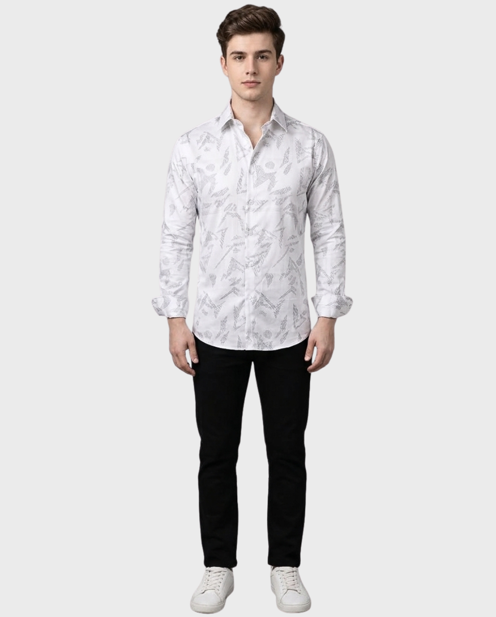 Camisa Estampado Abstracto