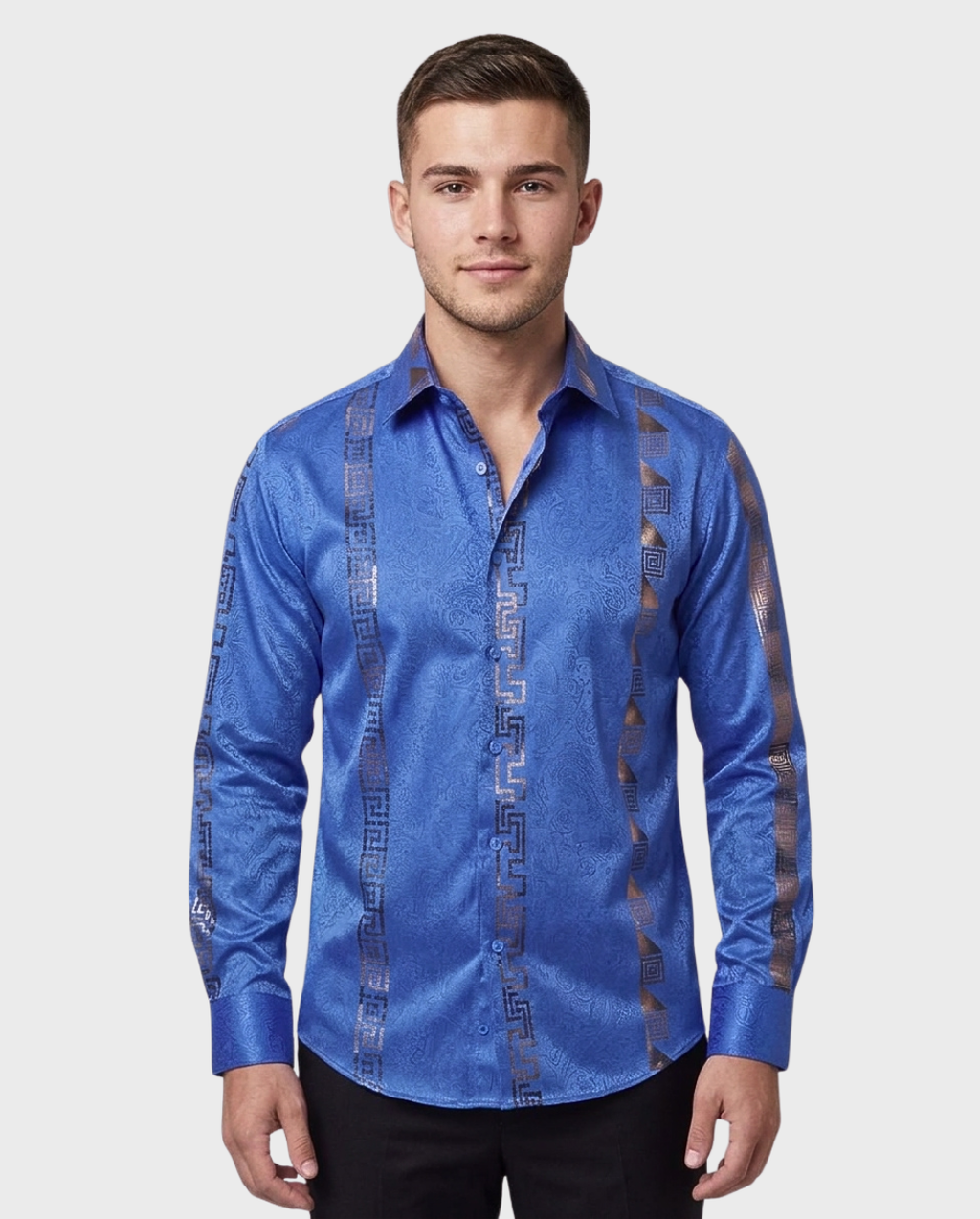 Camisa Trama Texturizada Zafiro
