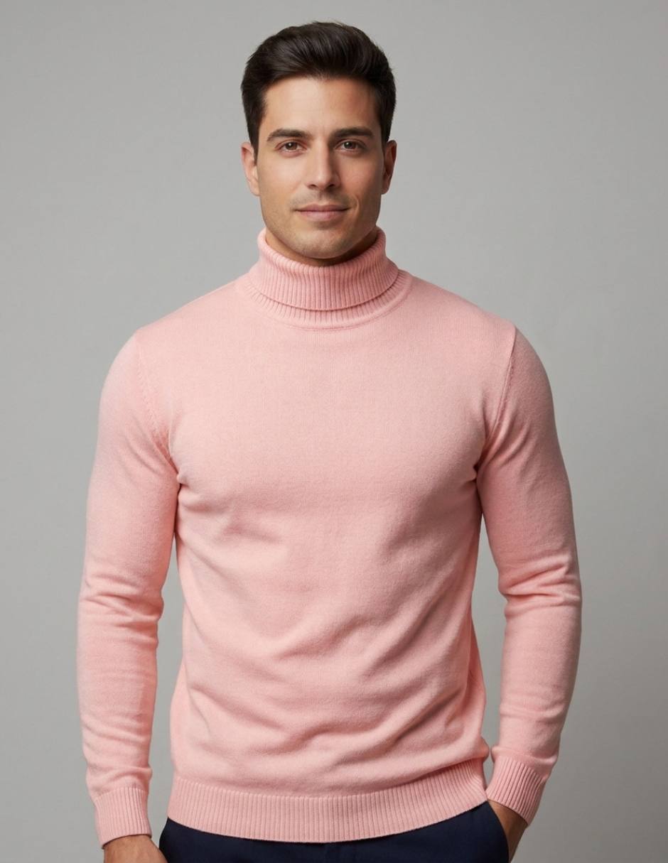 Suéter Regular Fit Cuello Alto