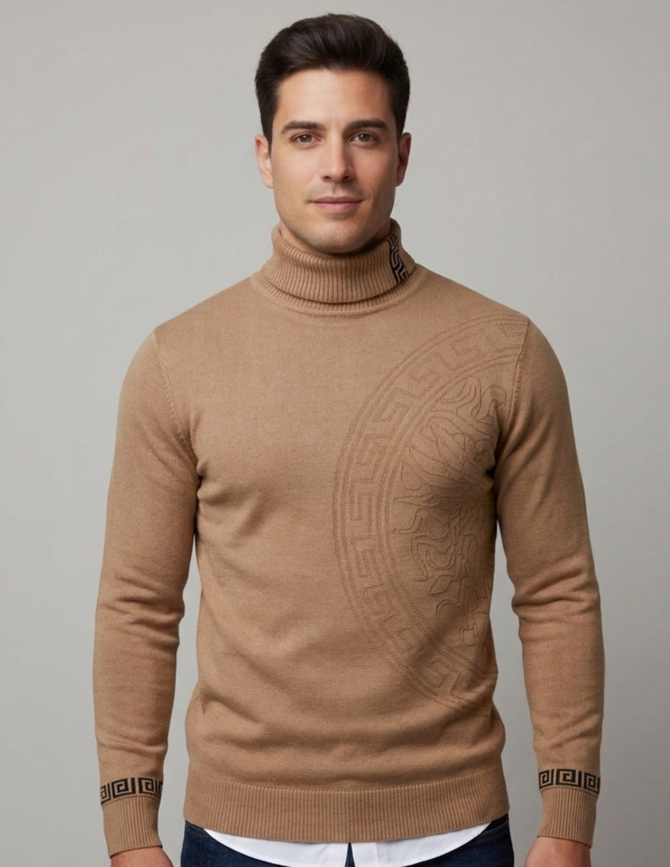 Suéter Cuello Alto Griego