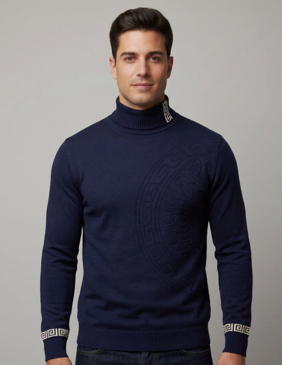 Suéter Cuello Alto Griego