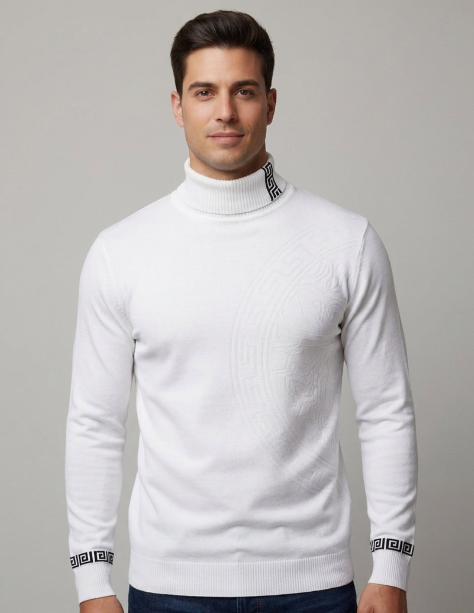 Suéter Cuello Alto Griego