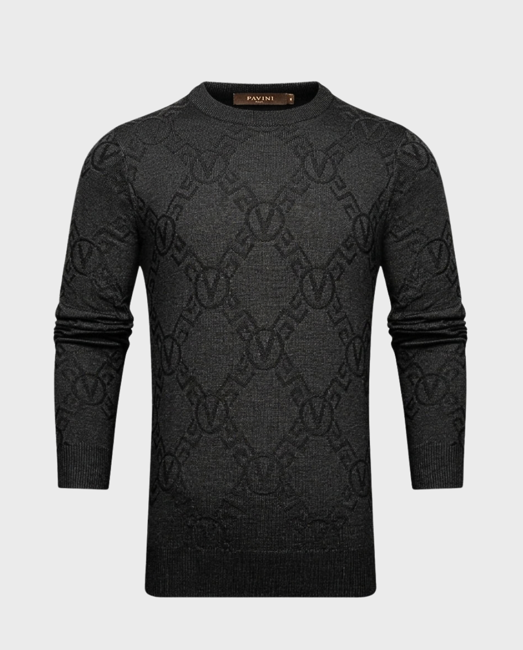 Suéter Cuello Redondo Jacquard