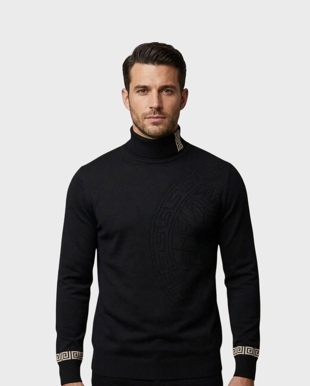 Suéter Cuello Alto Griego