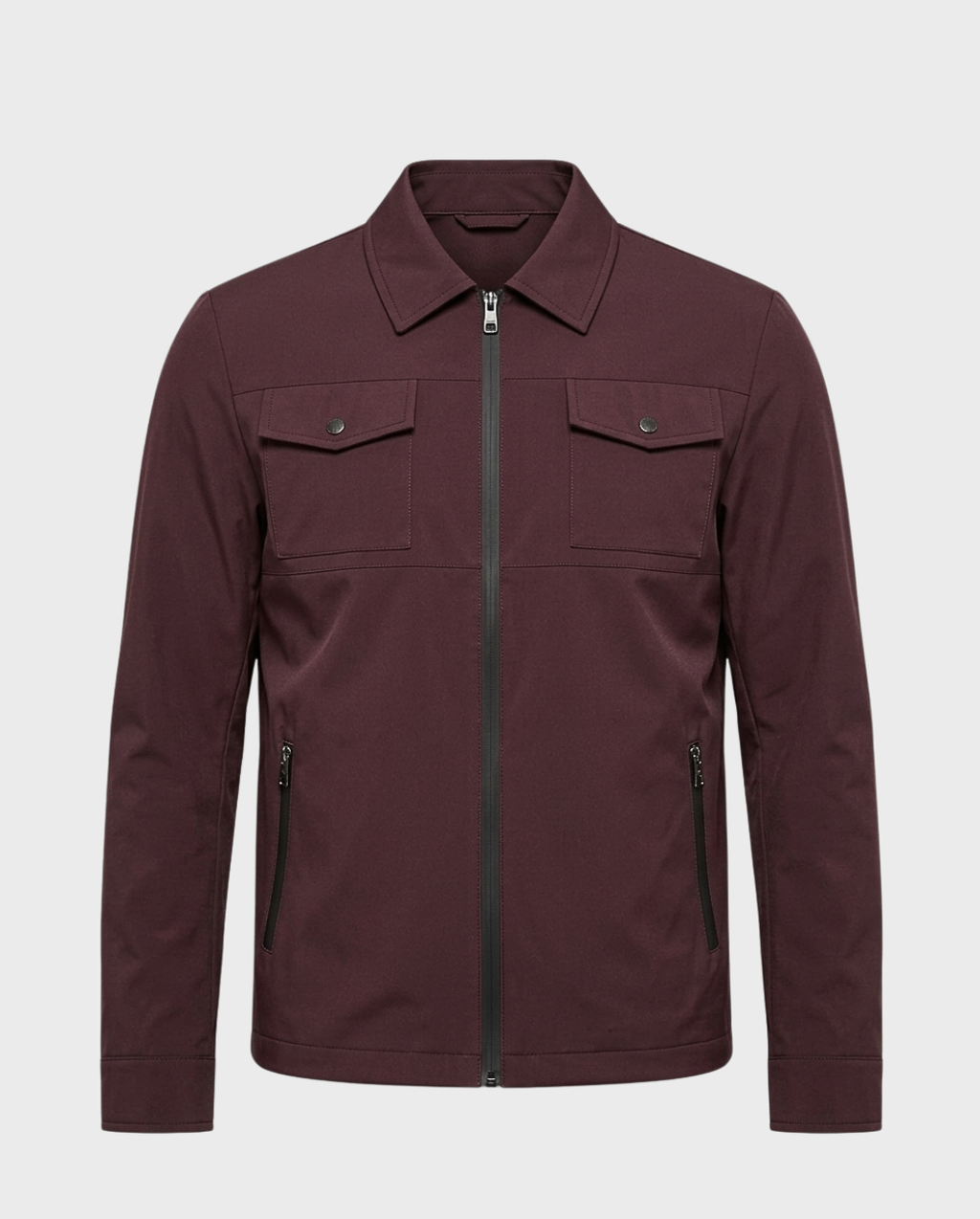 Chamarra Ligera Cuello Camisero