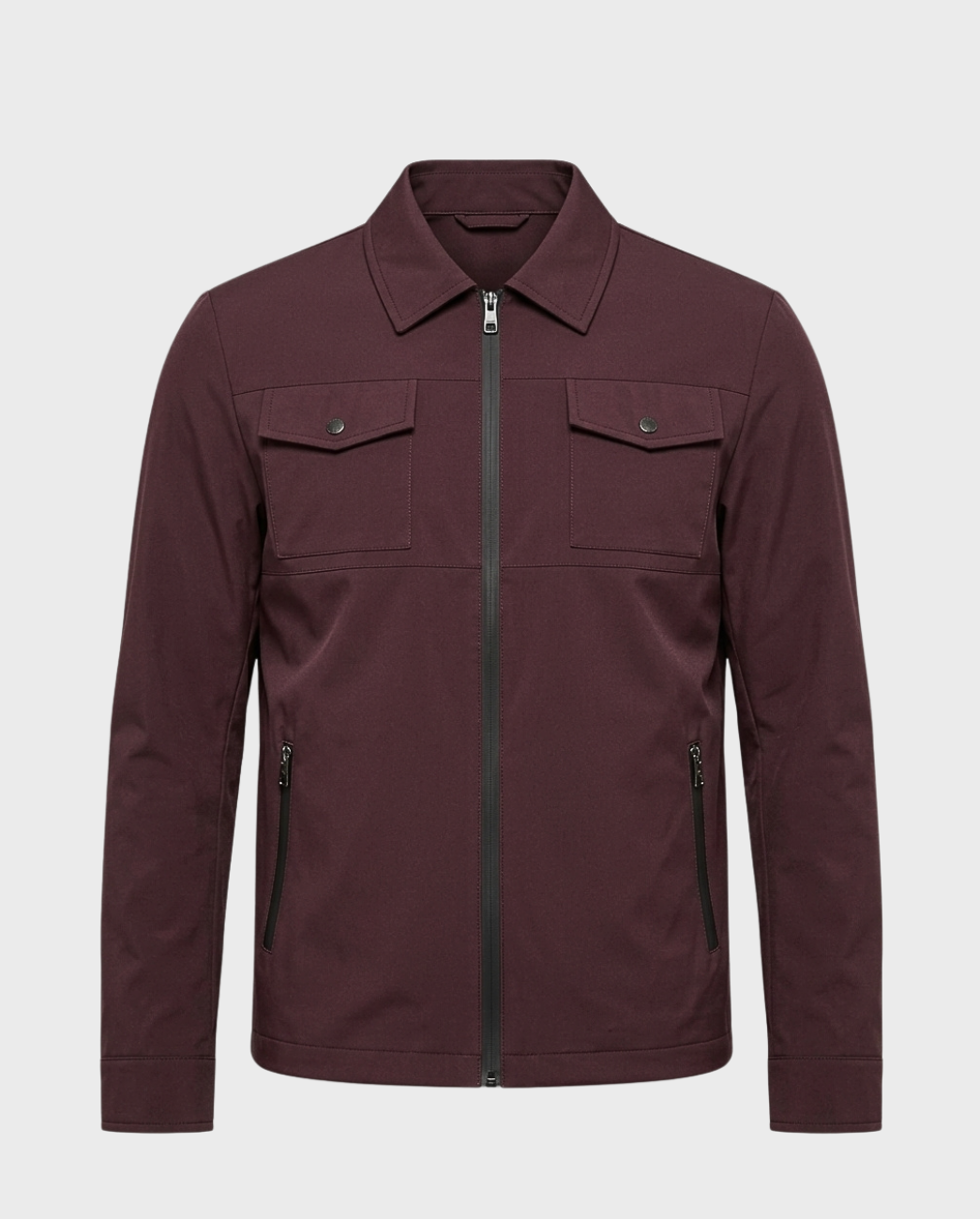 Chamarra Ligera Cuello Camisero
