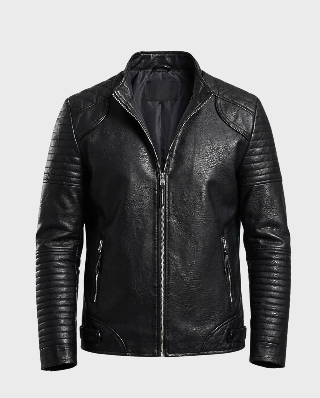 Chamarra Biker Fit Estructurada