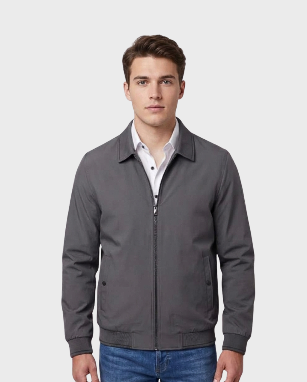 Jacket Regular Fit Gris