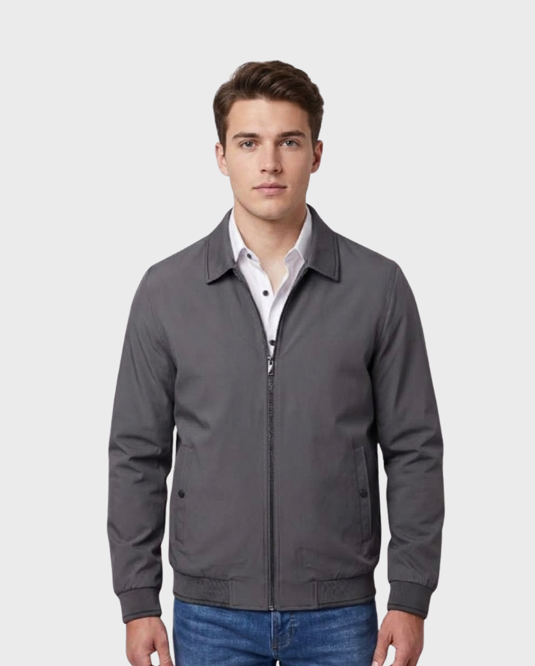 Jacket Regular Fit Gris