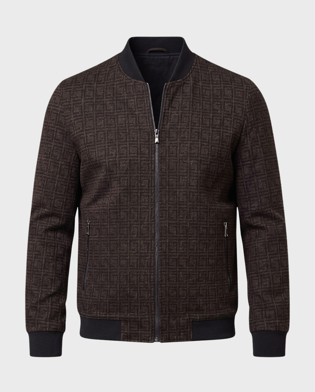 Chamarra Patterned Bomber