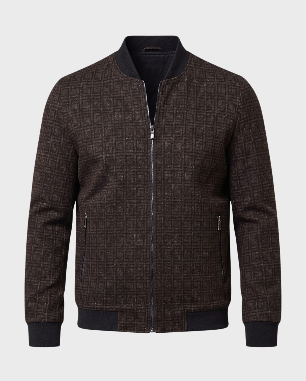 Chamarra Patterned Bomber