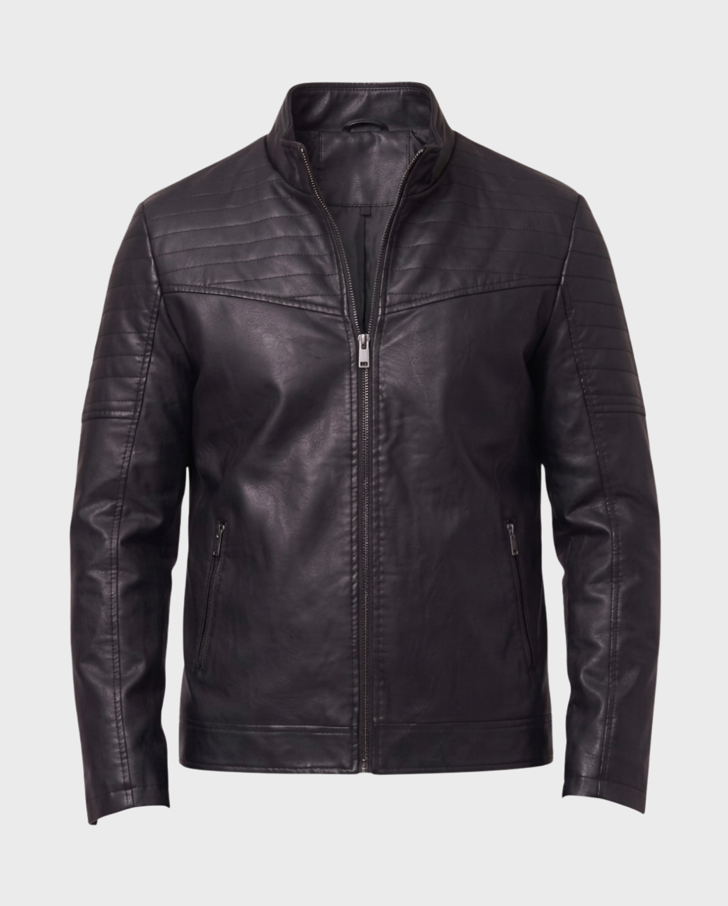 Cazadora Biker Efecto Piel