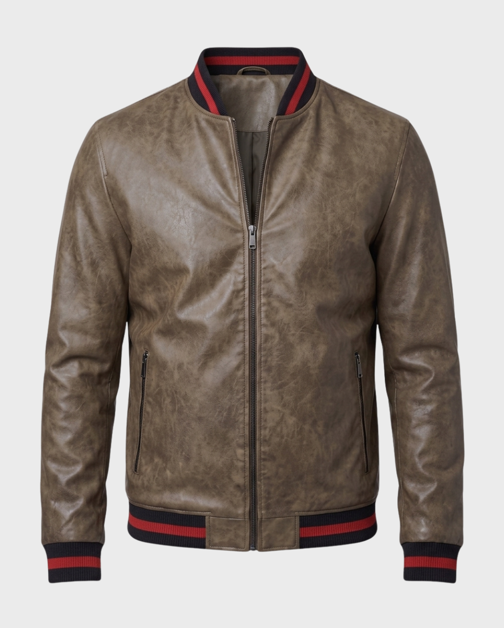 Chamarra Bomber Detalle Contraste
