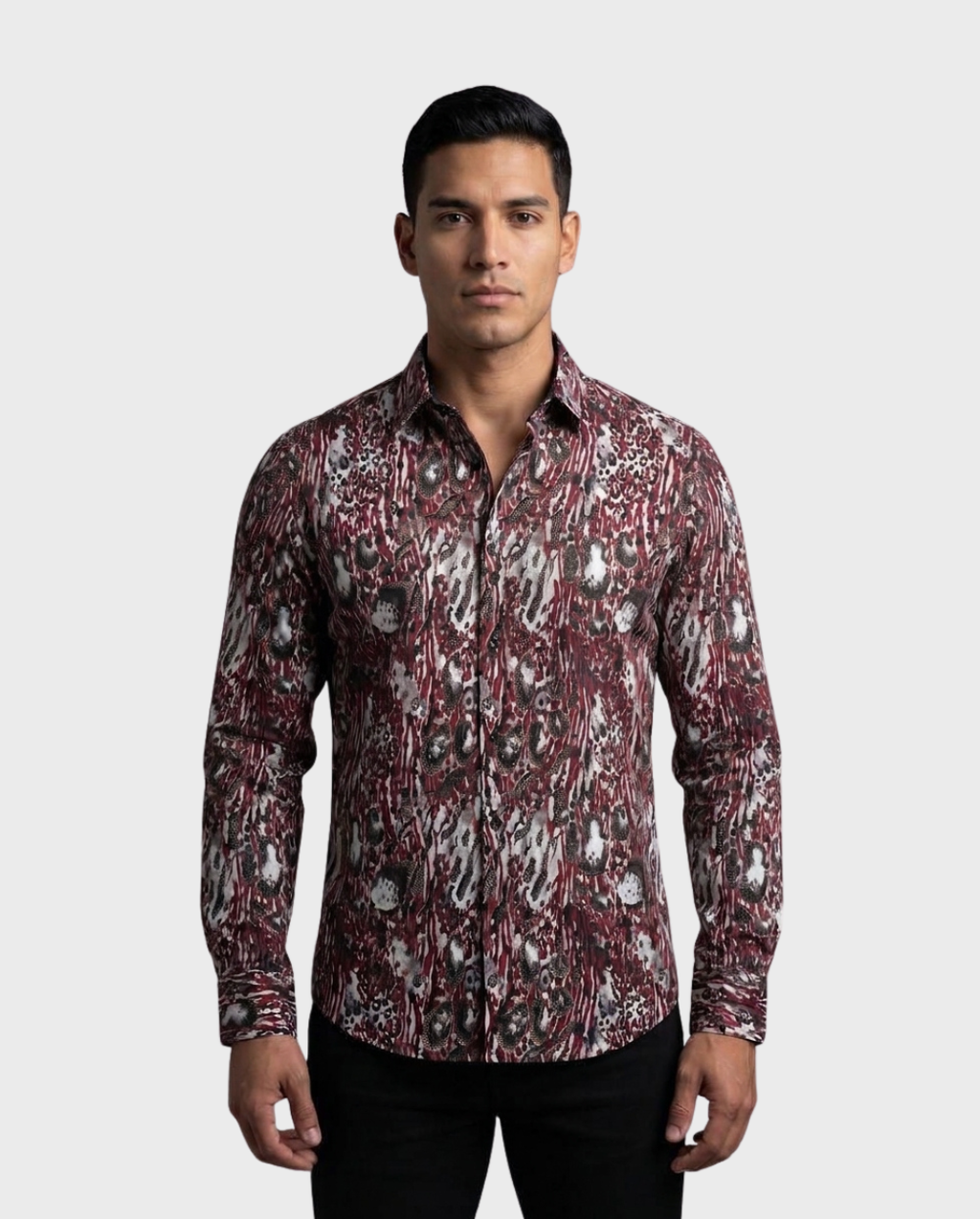 Camisa Fluida Detalles Metalizados
