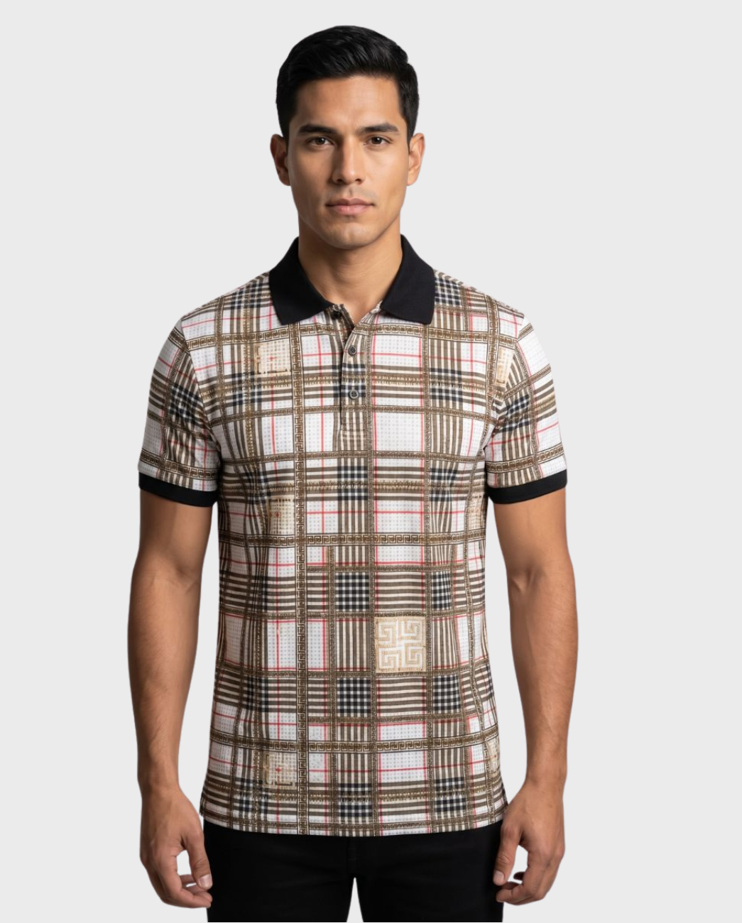 Polo Estampado Geométrico