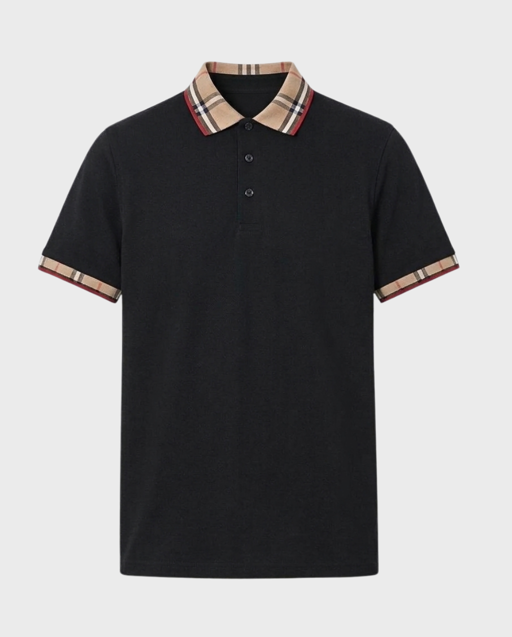 Playera Polo Detalles Tartán
